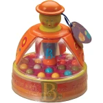 B. toys – Poppitoppy – Ball Popper Toy Tumble Top – Spinning Toys for Toddlers - بي. تويز