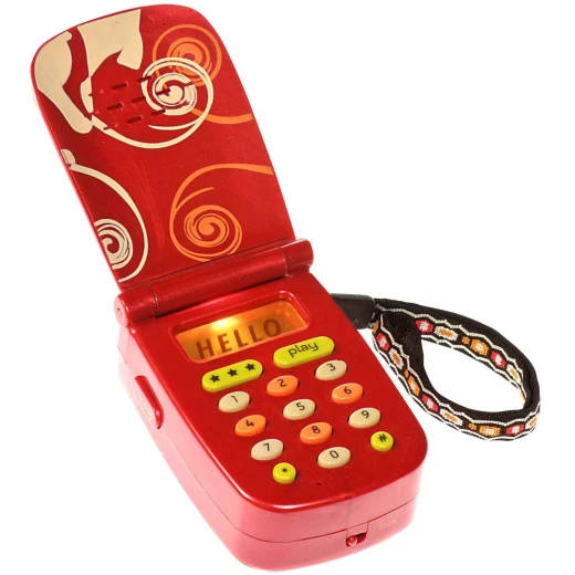 B. toys – Hellophone Toy Cell Phone – Kids Play Phone with Light Sounds and Songs – Toddler Toy Phone with Message Recorder - بي. تويز - Image 2
