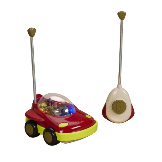 B toys by Battat – Space Car UFWhoa! – One Button Remote Control Light-Up Toy Space Car for Babies and Toddlers - بي. تويز - Image 4