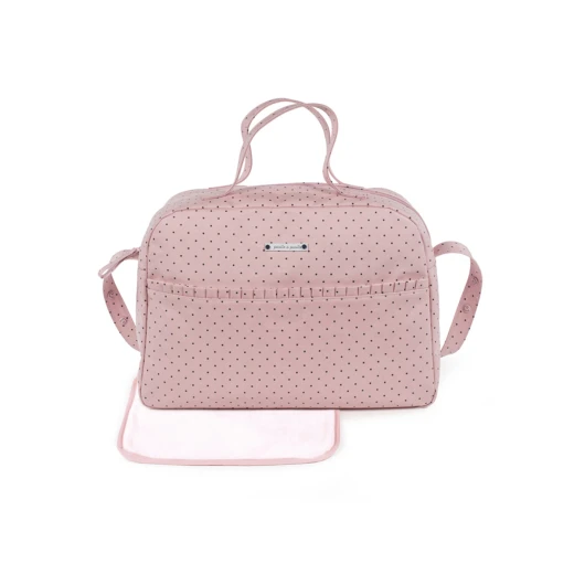 Trolley bag with changing mat Step by step pink Triana Trolley bag with changing mat Step by step pink Triana