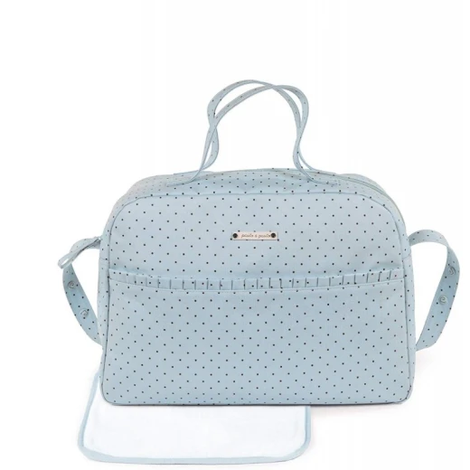 PASITO A PASITO - Triana - LIGHT BLUE CHANGING Bag PASITO A PASITO - Triana - LIGHT BLUE CHANGING Bag