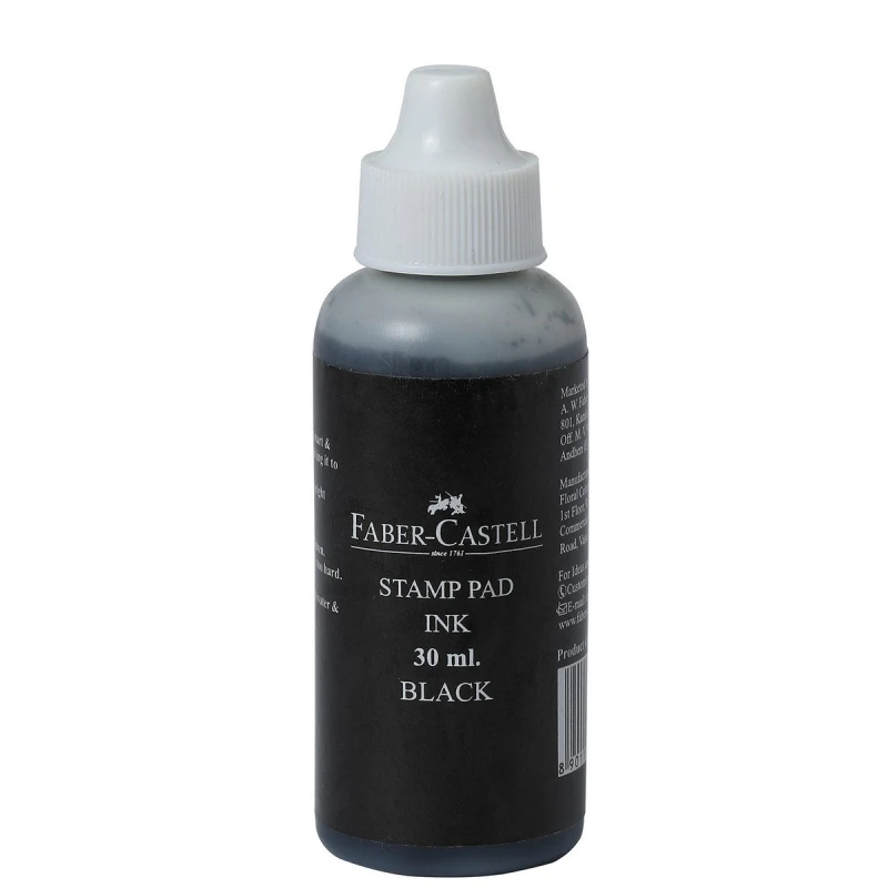 Faber-Castell Stamp Ink 30 ml black - فابر كاستل