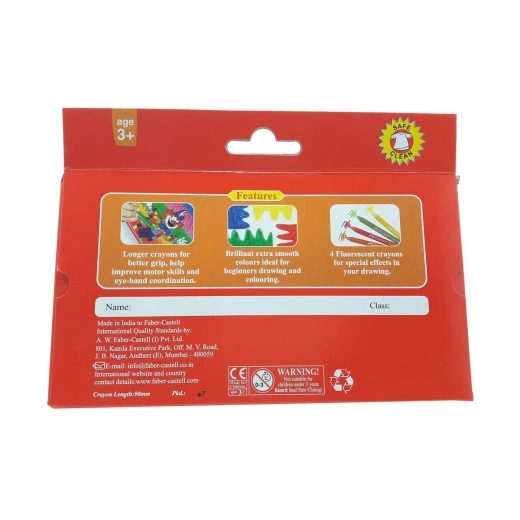 Faber Castell | Wax Crayons | 24 Colors - Faber Castell - Image 2
