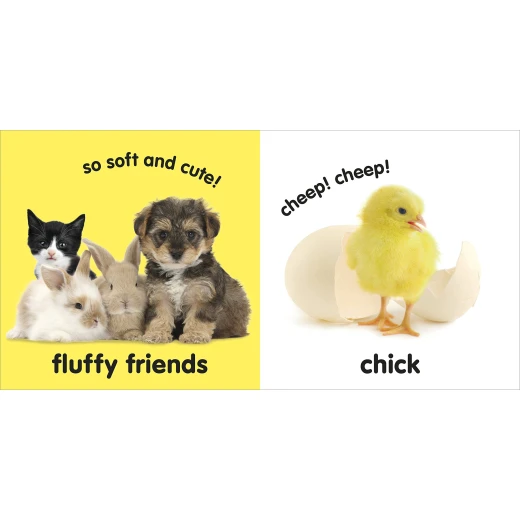 DK Baby Touch and Feel Fluffy Animals Board book - كتب دي كاي - Image 2