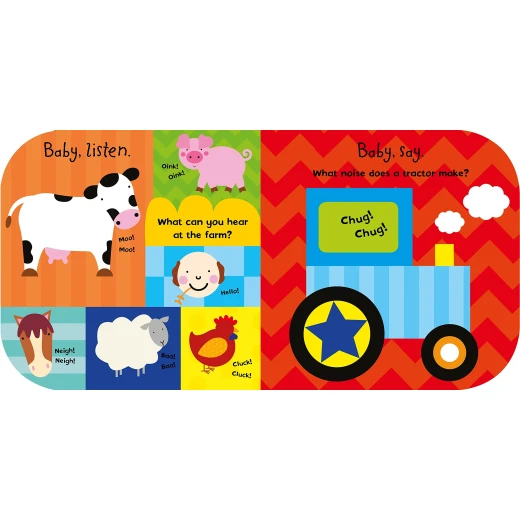 Ladybird Baby Touch: كتاب كرتوني يوم صاخب - كتب ليدي بيرد - Image 3