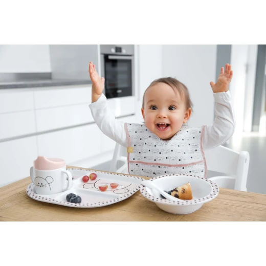 Lassig Eva Bibs Little Chums- Mouse - لاسيج - Image 3