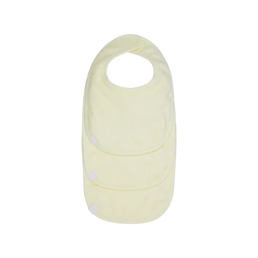 Lassig Newborn Bibs Plain- Yellow