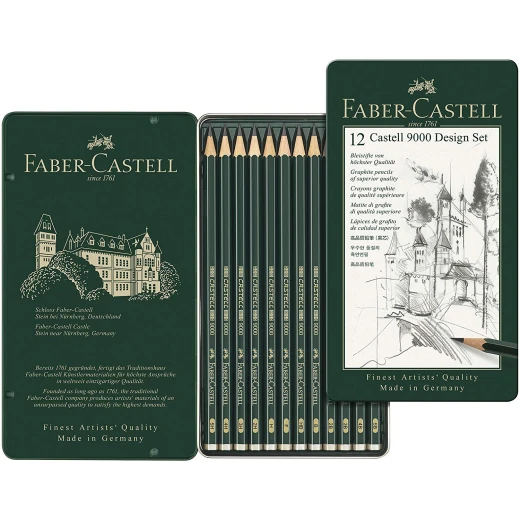 Faber Castell Graphite pencil CASTELL 9000 Design set Faber Castell Graphite pencil CASTELL 9000 Design set
