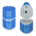 Faber-Castell GRIP Trio Pencil Sharpener, Blue - فابر كاستل
