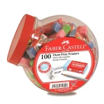 Faber Castell Erasers PVC Free Paper Slv. Pastl 100x - فابر كاستل