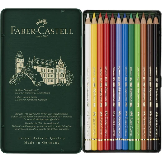 12 قلم رصاص ملون, فابر كاستل - فابر كاستل - Image 4