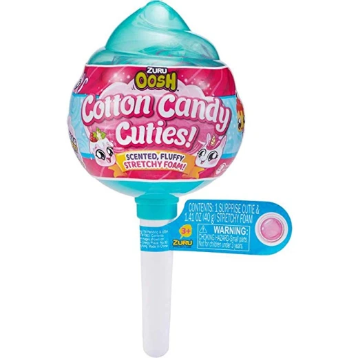 Zuru Oosh Cotton Candy Cuties Scented, Squishy, Stretchy Slime with Collectible Cutie Slow Rise Toy, Medium Pop, Random Selection - زورو - Image 15