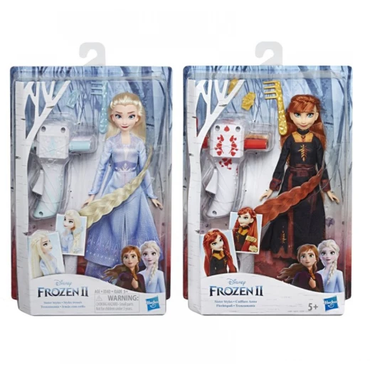 Hasbro Disney Frozen II Sister Styles Anna Doll With Long Hair, Assortment Hasbro Disney Frozen II Sister Styles Anna Doll With Long Hair, Assortment