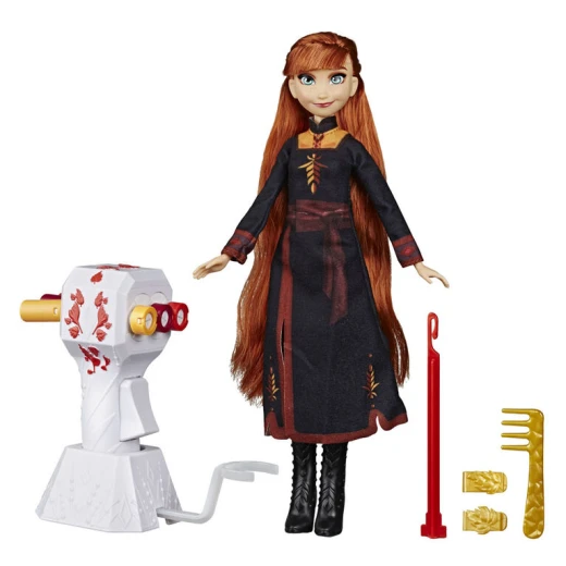 Hasbro Disney Frozen II Sister Styles Anna Doll With Long Hair, Assortment - ديزني - Image 3