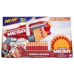 Megalodon Nerf N-Strike Mega Toy Blaster with 20 Official Nerf Mega Whistler Darts - نيرف