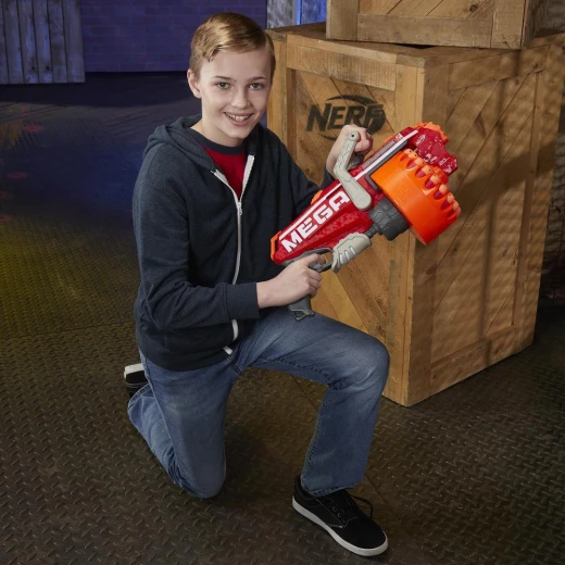 Megalodon Nerf N-Strike Mega Toy Blaster with 20 Official Nerf Mega Whistler Darts - نيرف - Image 3