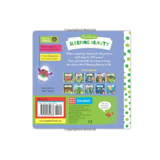 Sleeping Beauty (First Stories) Board book | 10 pages - كتب كامبيل - Image 3