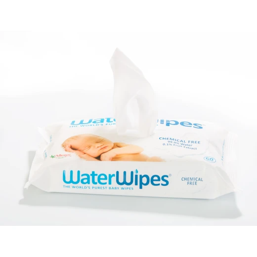 WaterWipes Sensitive Unscented Baby Wipes Package, Buy 1 Get 1 Free - ووتر وايبس - Image 2