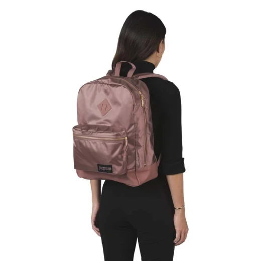 JanSport Super FX Backpacks,  Mocha Gold Premium Poly - جان سبورت - Image 2