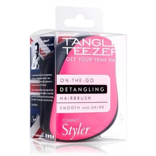 Tangle Teezer Compact Styler - Pink Sizzle Tangle Teezer Compact Styler - Pink Sizzle