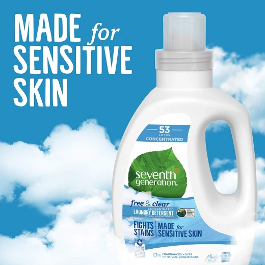 Seventh Generation Natural Laundry 4X Detergent Free & Clear 1.18L - سيفينث جينيراشن - Image 6
