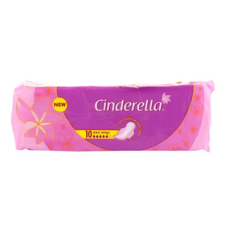 Cinderella Wings Dry Feel Maxi 10 Large - سندريلا