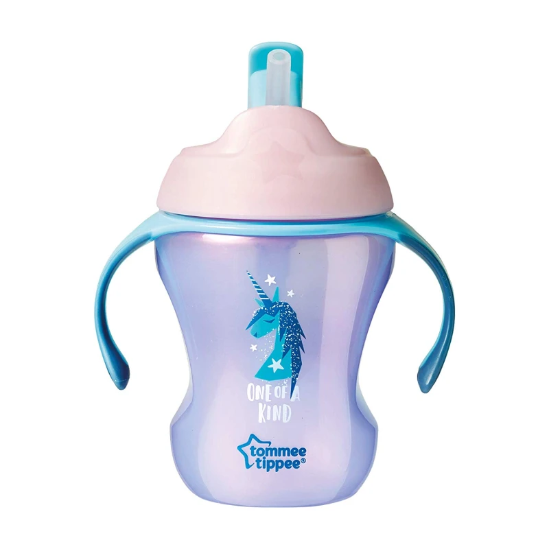 Tommee Tippee Easy Drink Straw Cup 230ml, Pink - تومي تيبي