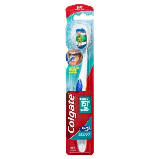 Soft Tongue Clean 360 فرشاة أسنان كولجيت