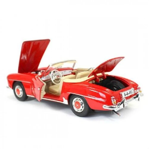 Maisto Mercedes Benz Red 1955 1/18 Diecast Model Car - مايستو - Image 2