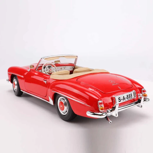 Maisto Mercedes Benz Red 1955 1/18 Diecast Model Car - مايستو - Image 3