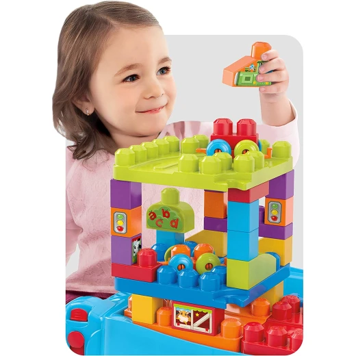 Mega Bloks First Builders Build ‘n Learn Table - ميجا بلوكس - Image 7