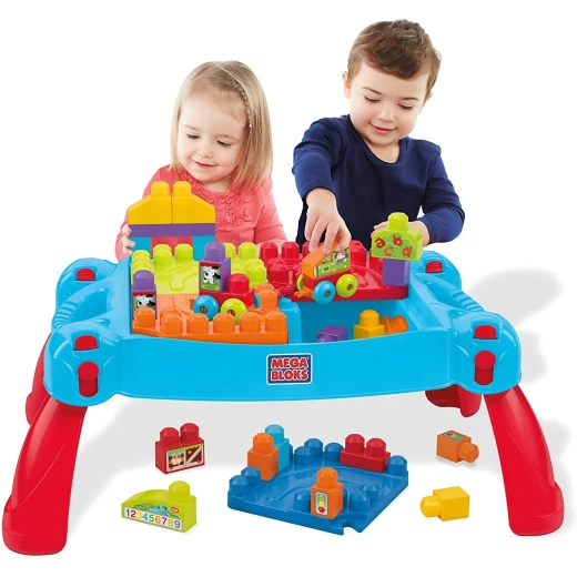 Mega Bloks First Builders Build ‘n Learn Table - ميجا بلوكس - Image 2