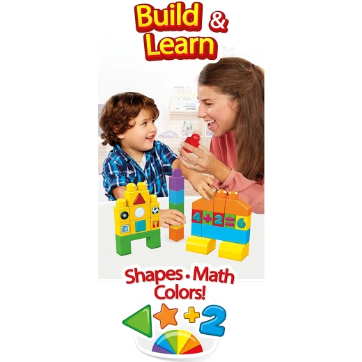 Mega Bloks Building Basics Let's Get Learning 150-Piece Set - ميجا بلوكس - Image 2