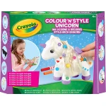 Crayola Colour n Style Unicorn Craft Kit with Washable Felt Tip Colouring Pens - كرايولا