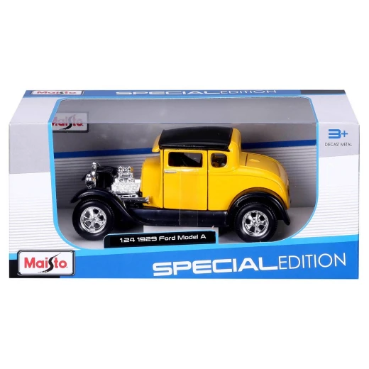 Maisto 1929 Ford Model, 1/24 Scale Diecast Model Toy Car, Assorted