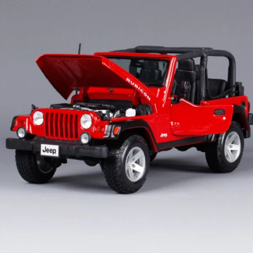 Maisto Jeep Wrangler Rubicon, Assorted - 1/18 Scale Diecast Model Toy Car - مايستو - Image 2