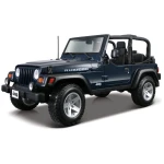 Maisto Jeep Wrangler Rubicon, Assorted - 1/18 Scale Diecast Model Toy Car - مايستو