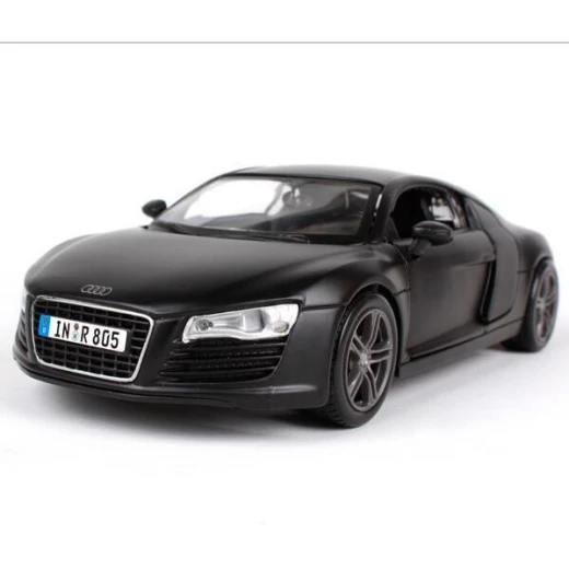 Maisto AUDI R8 Matt Black 1/24, Assorted Maisto AUDI R8 Matt Black 1/24, Assorted