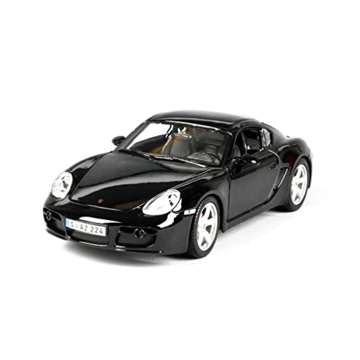 Maisto 1/18 Scale diecast - Porsche Cayman S Black Model Car, Assorted Maisto 1/18 Scale diecast - Porsche Cayman S Black Model Car, Assorted