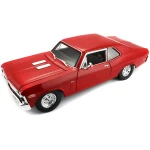 Maisto Chevrolet 1970 Nova SS Coupe Red 1/18 Diecast Model Car, Assorted - مايستو