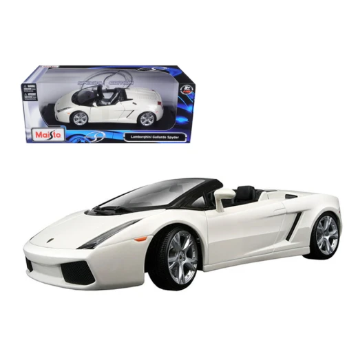 Maisto Lamborghini Gallardo Spyder Burgundy 1/18 Diecast Model Car, Assorted