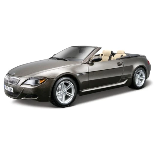 Maisto 1:18 BMW M6 E64 Convertible Burgundy Diecast Model Car, Assorted - مايستو - Image 3