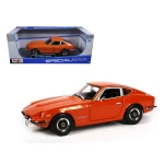 Maisto 1971 Datsun 240Z Nissan Fairlady Z Orange 1/18 Scale Diecast Car Model, Assorted - مايستو