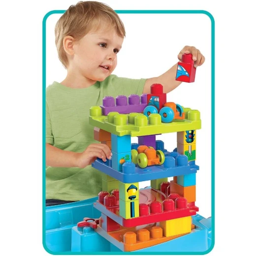Mega Bloks First Builders Build ‘n Learn Table - ميجا بلوكس - Image 9