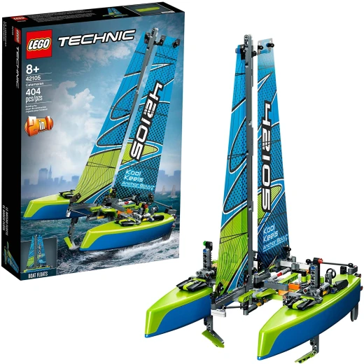LEGO Technic Catamaran Sailboat Construction Kit (404 pieces) - ليجو - Image 2