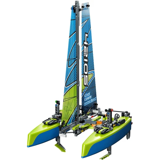 LEGO Technic Catamaran Sailboat Construction Kit (404 pieces) - ليجو - Image 5
