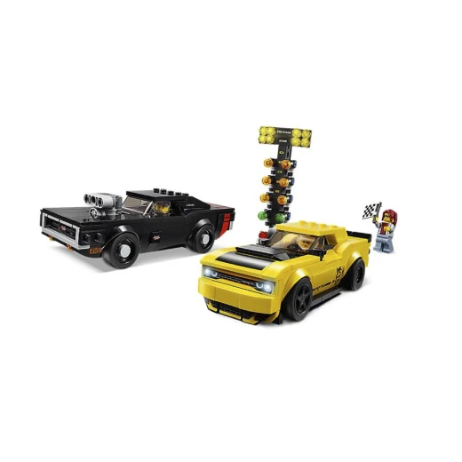 LEGO 2018 Dodge Challenger SRT Demon and 1970 Dodge Charge - ليجو - Image 4