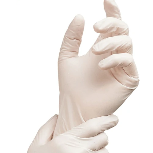 Nitrile Examination Gloves White MEDIUM - Image 2
