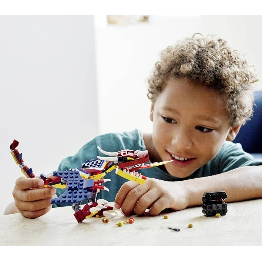 LEGO Fire Dragon - ليجو - Image 2