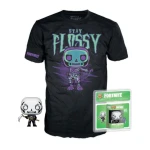 Funko Pocket Pop! & T-Shirt Fortnite Skull Trooper - Size L - فانكو